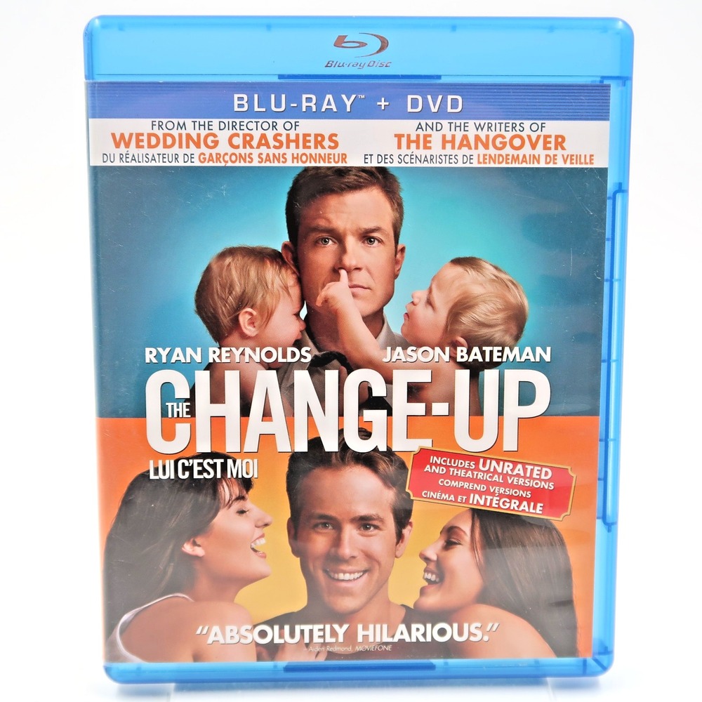 The Change-Up Blu-ray DVD 2011 Ryan Reynolds Jason Bateman Universal Studios